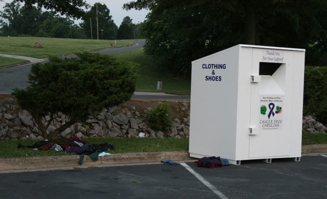 2008-07-23 Clothing donation box in Durham