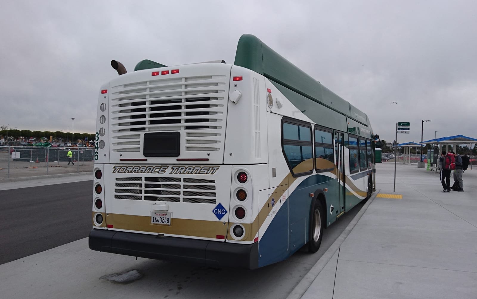 Torrance Transit 346 8 (Rear) LAX City Bus Center 11-Mar