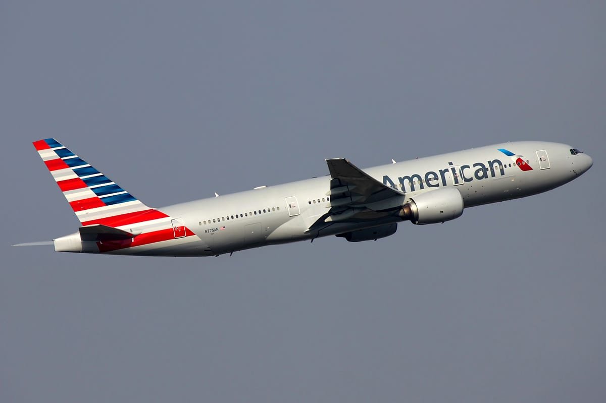 An American Airlines Boeing 777