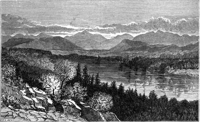 AmCyc Adirondack Mountains - view from Placid Lake