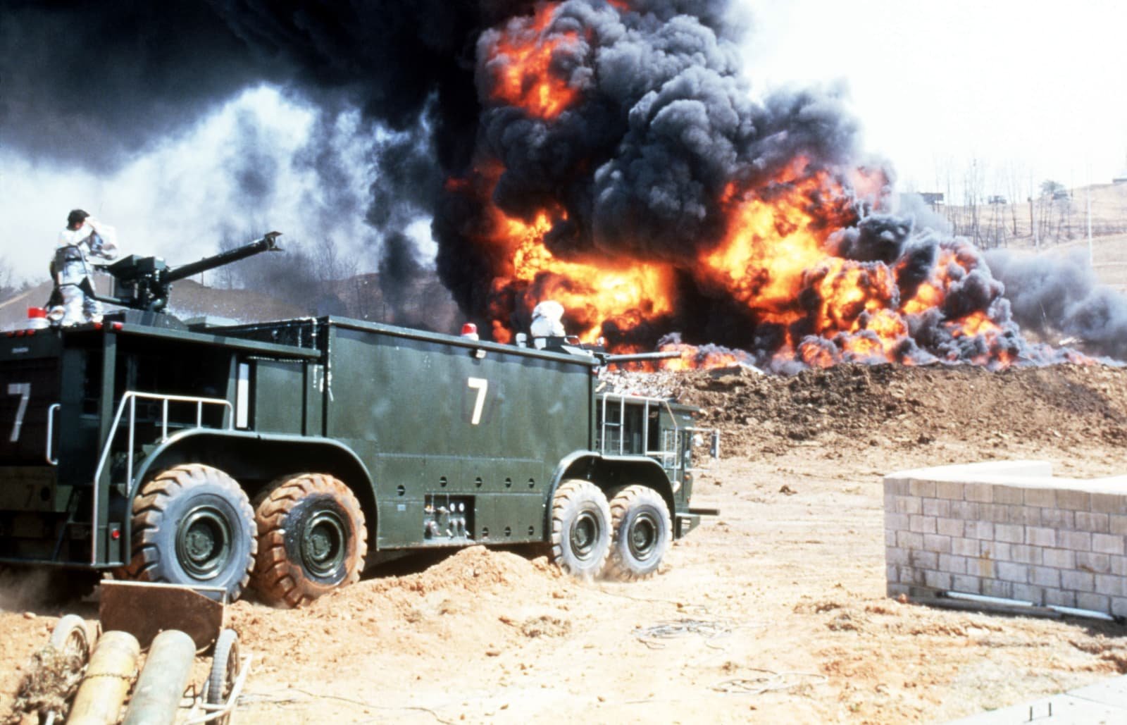 Fire truck, Conflagration